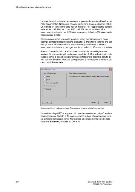 Ethernet & IEC 61850 Start Up - SIPROTEC