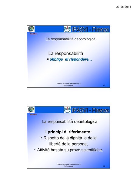 Slide Contenzione - Oipat.org