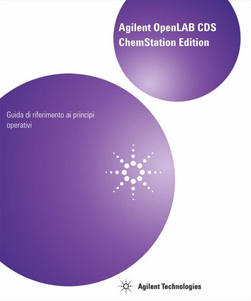 Agilent OpenLAB CDS ChemStation Edition Agilent Technologies