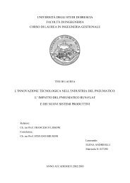 L´innovazione tecnologica nell´industria del pneumatico