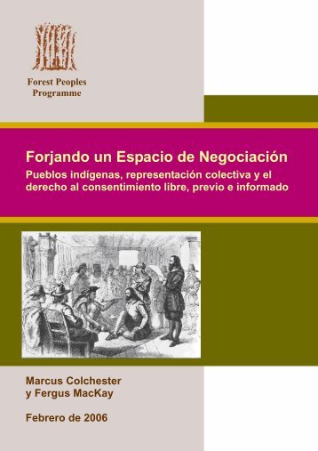 Forjando un Espacio de Negociación - Forest Peoples Programme