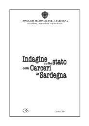 Imp. carceri modificato - Consiglio Regionale della Sardegna