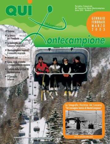 qui montecampione n° 1 gennaio-febbraio-marzo 2003