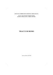 I parte (pag. da 1 a 81) - Istituto Comprensivo Bosco Chiesanuova