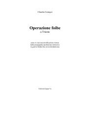 Operazione Foibe a Trieste: SCARICA PDF - dieci febbraio 1947
