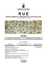 REGOLAMENTO URBANISTICO ED EDILIZIO - Comune di Carpineti