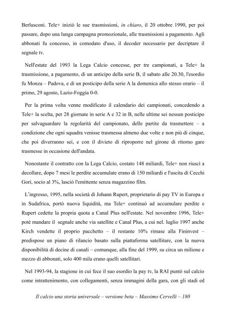 Il calcio una storia universale - Violagol