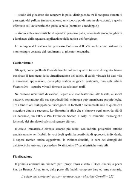 Il calcio una storia universale - Violagol