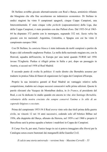 Il calcio una storia universale - Violagol