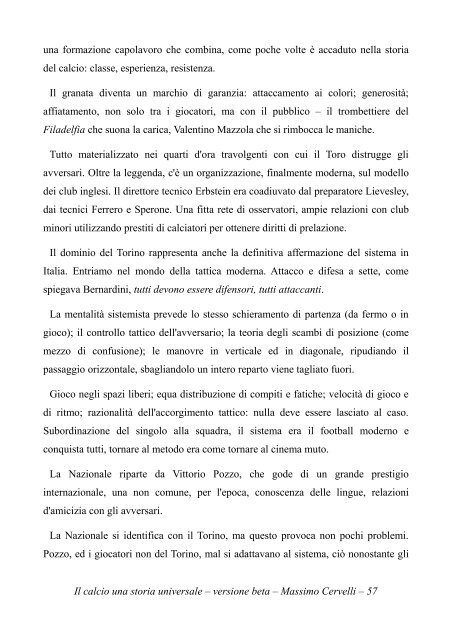 Il calcio una storia universale - Violagol