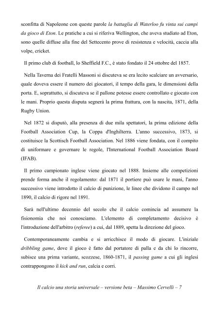 Il calcio una storia universale - Violagol