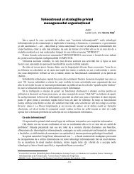 Tehnostresul şi strategiile privind managementul organizaţional