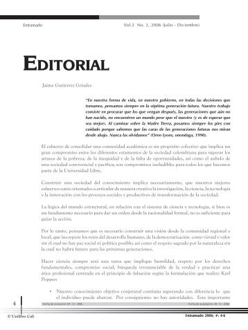 Editorial - Universidad Libre