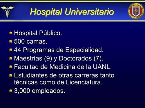 Modelo de Gestión de Calidad Hospital Universitario UANL