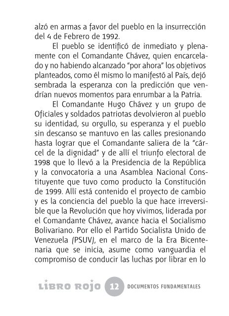 Libro Rojo - Psuv