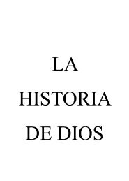 LA HISTORIA DE DIOS