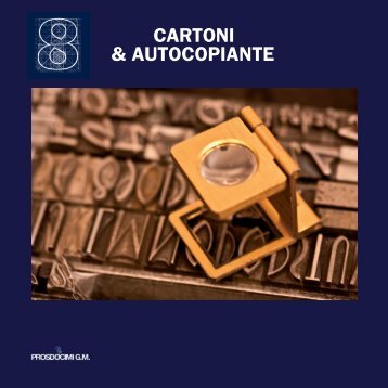 CARTONI & AUTOCOPIANTE - Prosdocimi