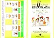 Le guida alla raccolta differenziata - Comune di Vicovaro