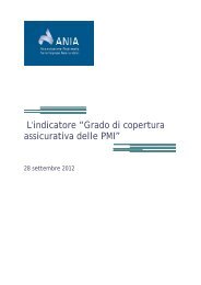 L'indicatore “Grado di copertura assicurativa delle PMI” - Ania