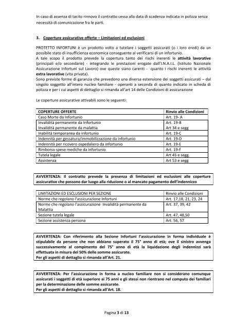 contratto di assicurazione malattia e infortuni - Assimoco