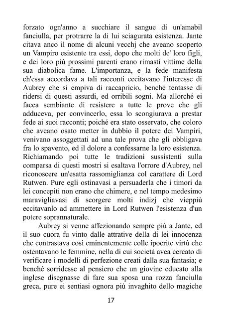 "Il vampiro" di John William Polidori - Altervista