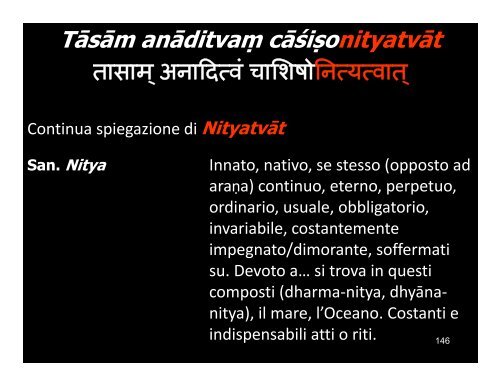 Kaivalya pādaḥ (Titolo, sūtra 1-18) - Multibase