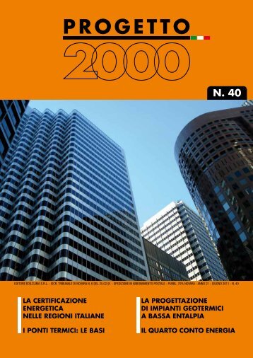 Scarica questo numero di Progetto 2000 - Edilclima