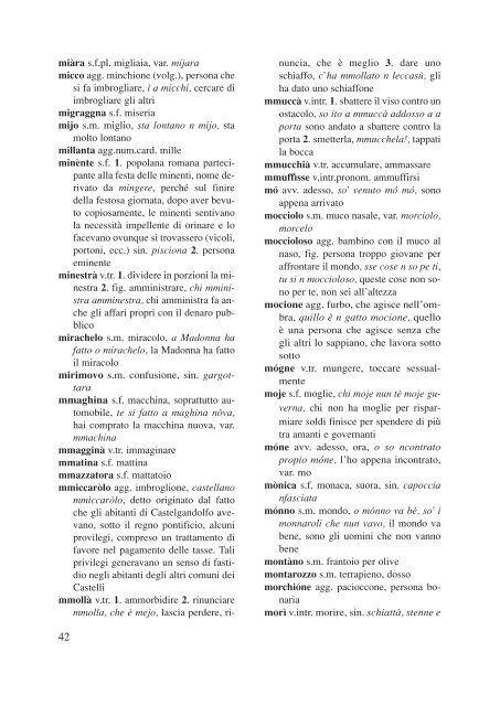 Vocabolario del dialetto albanense - ISSiRFA - Cnr