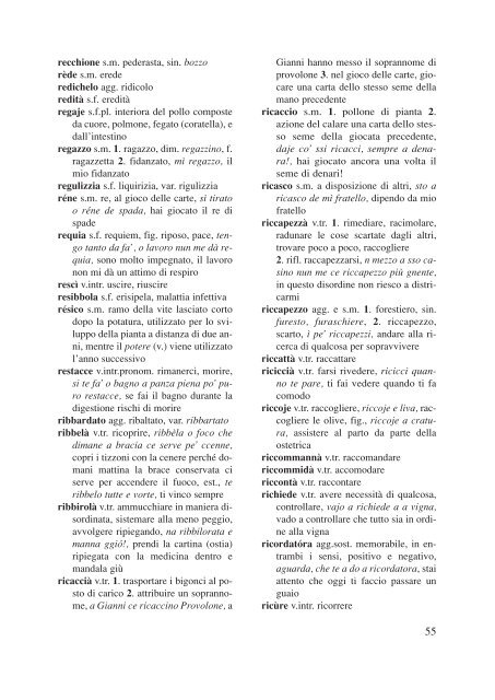 Vocabolario del dialetto albanense - ISSiRFA - Cnr