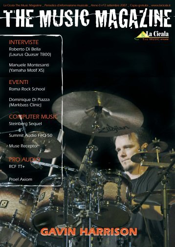 GAVIN HARRISON - Manuele Montesanti