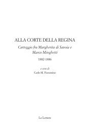 Carteggio fra Margherita di Savoia e Marco Minghetti - Casa editrice ...