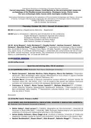Programma - Istituto Internazionale di Studi Liguri - Sezione di Genova