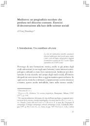 Medioevo: un pregiudizio secolare che perdura nel ... - Carducci