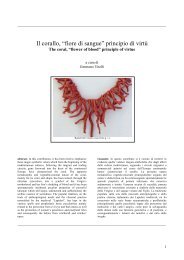 Il corallo, “fiore di sangue” - Dipartimento Valcamonica e Lombardia