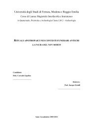 Rituali apotropaici nei contesti funerari antichi. La paura