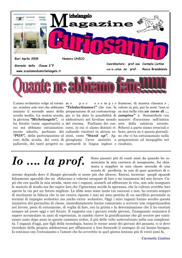 Classe 2^F - Scuola Media Statale MICHELANGELO
