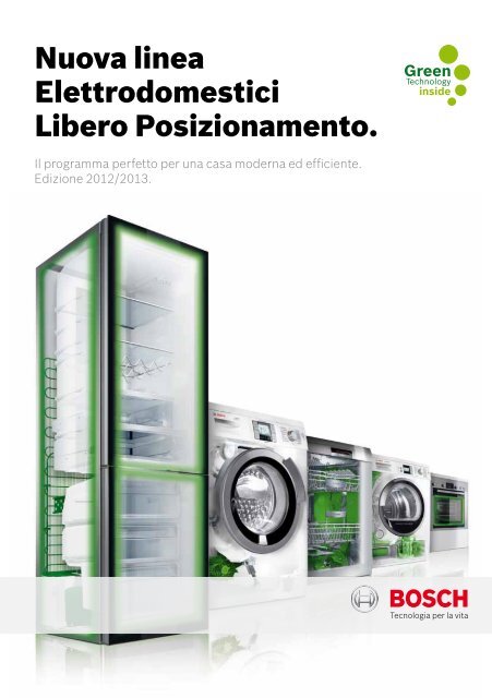 Catalogo Lavatrici e asciugatrici - Bosch