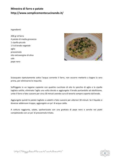 Pdf farro ricette salate - Montagne di biscotti