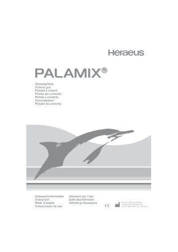 PALAMIX® - Heraeus Medical: Bone Cement