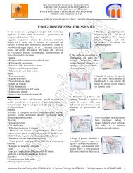 Irrigazione intestinale della colostomia - ULSS 13