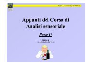 Appunti del Corso di Analisi sensoriale - Giuseppezeppa.It