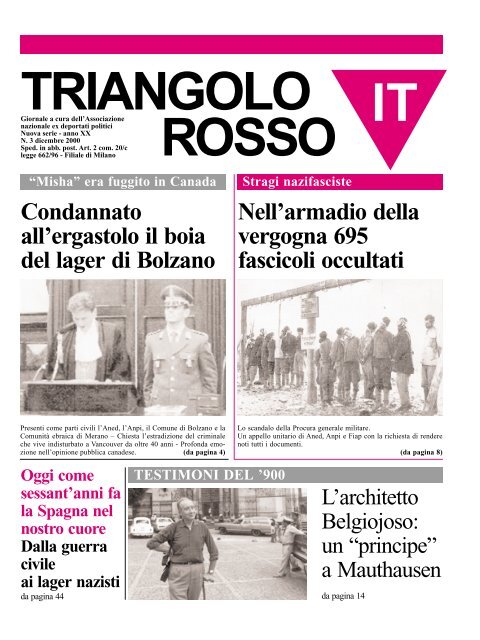 Triangolo Rosso - Associazioni Milano