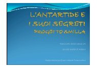 presentazione su Antartide e ANDRILL - Progetto Smilla