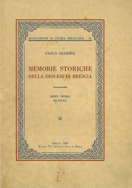 Storie di carta – Biblioteca Diocesana di Bergamo