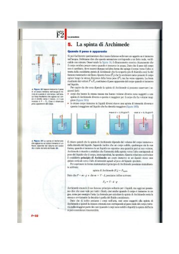 A Flgura 18 Apparentemente il peso di un corpo immerso nell'acqua ...