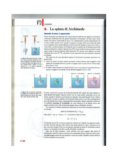 A Flgura 18 Apparentemente il peso di un corpo immerso nell'acqua ...