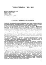 DOSTOEVSKIJ, il filosofo del male e della libertà - Liceo Statale ...