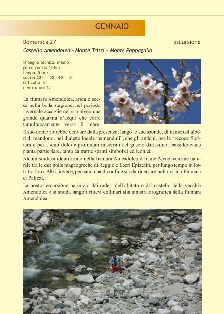 programma_2013 - GEA - Gruppo Escursionisti d'Aspromonte