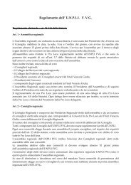 REGOLAMENTO Comitato Regionale UNPLI Friuli Venezia Giulia