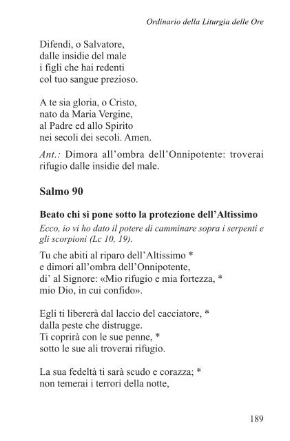 Mass and Liturgy of the Hours SVD ITA Testo Interno.pmd - SVD-Curia